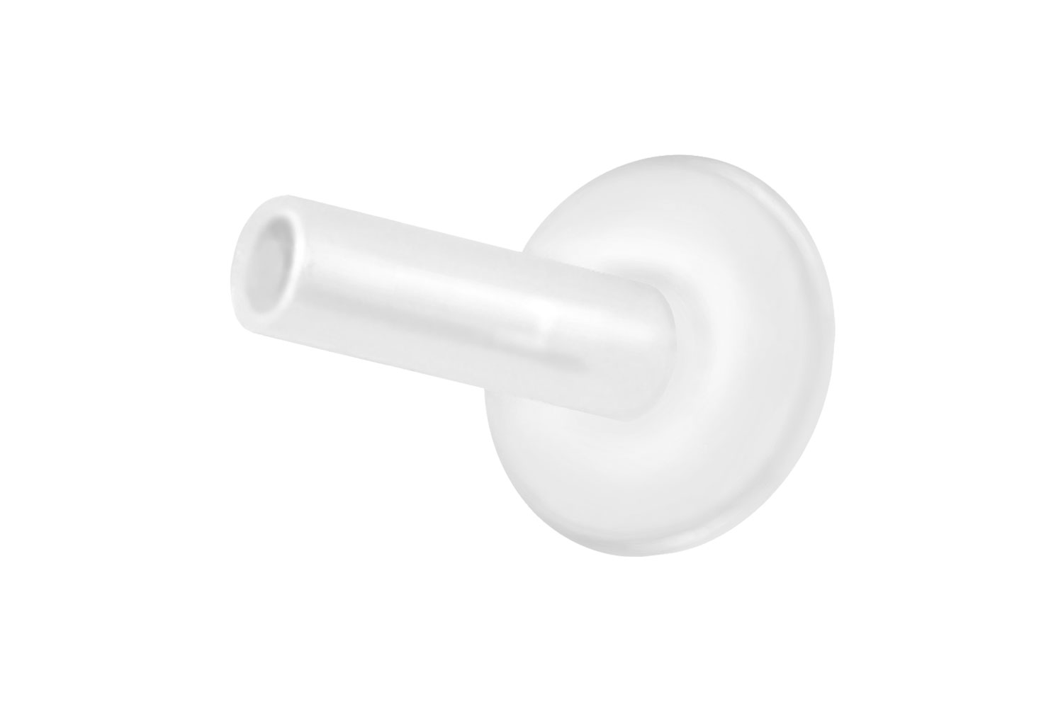 PTFE Labret Piercing mit Innengewinde ohne Kugel